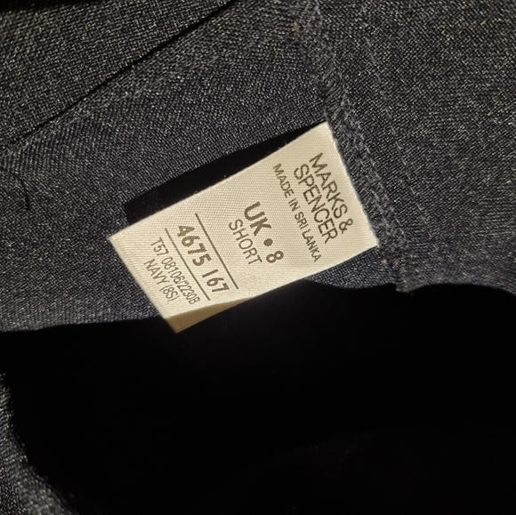 Marks & Spencer Navy Pants Size AU8 / UK8 - Picture 4 of 5
